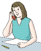 telefonierende Frau telefonierende Frau