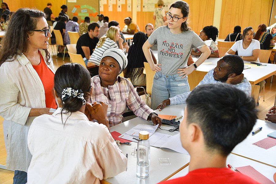 Travail de group à table